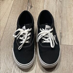 Vans Black and White Sneakers